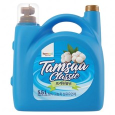 TAMSAA 高濃縮衣物柔軟精 清新棉花香, 5.5L, 1桶