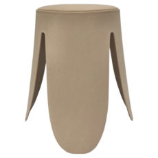 MH 家居 現代風香蕉皮革椅凳 Set 2, PP椅腳 PU皮革坐墊, 奶油米, 2張