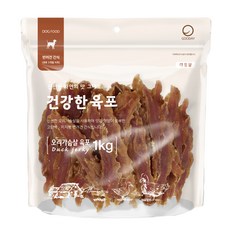 굿데이 강아지 건강한 육포, 오리가슴살 육포, 1kg, 1개