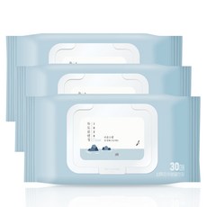 라운드랩 1025 독도 클렌징 티슈, 30매입, 3개