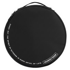 ADAMOUTDOOR 動力線收納袋 黑色 W28cm*H7cm*D28cm, 1個, 1層