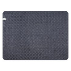 Gompyo Hanil EMF碳墊獨立加熱電熱毯簡約黑灰色YK-TWO-G, 加大雙人(150 x 200 cm)