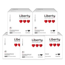 Liberty ORGANATURE Sensitive棉質褲型衛生棉, 中型, 4入, 5個