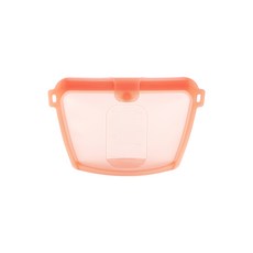 sillymann 鉑金矽膠密封袋 珊瑚粉色, 1個