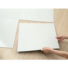 탐사 비점착 테라조 데코타일 50 x 50 cm + 리무벌 스티커 7p 세트, 크림아이보리, 1세트