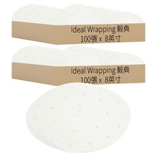 Ideal Wrapping 毅典 氣炸鍋專用紙 白色 100張, 2包