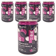 TTL BIO-TECH 台酒生技 烏梅黑麥汁, 330mL, 台灣啤酒, 5罐
