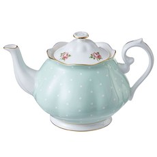 ROYAL ALBERT 新皇家玫瑰 復古茶壺 1.25L POLROS25817, 波卡玫瑰, 1個