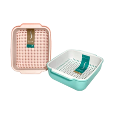 百貨King 小柏克金蔬果盆(小) 聚丙烯(PP)塑料, 22.5 x 18 x 7cm, 顏色隨機, 1個