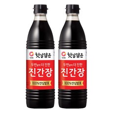 햇살담은 두번 달여 더 진한 진간장, 840ml, 2개