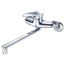 泰浦樂 柔水過濾冷熱壁式龍頭 BB05523 EW-624 採用日本耐磨陶瓷片 包覆性水流不噴濺, 1個