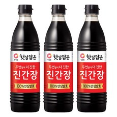 햇살담은 두번 달여 더 진한 진간장, 840ml, 3개