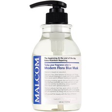 MALCOM 瑪律科姆 潔淨植萃香氛洗髮精 藍色白麝香, 520ml, 1入
