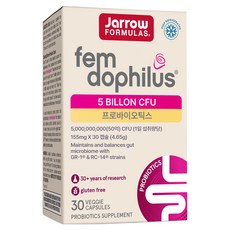 재로우 포뮬러스 펨 도필러스 50억 베지캡, 1개, 30정