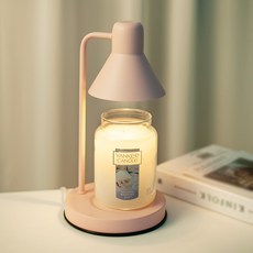 더스윗 모노 캔들워머 + 양키캔들 라지자 + 전구 2p 세트, 핑크, 웨딩데이