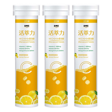 DR.KIM 金博氏 活萃力 Vit C + D + Zn 發泡錠, 3支, 20顆