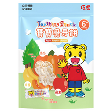 KYODA 京田製菓 巧虎寶寶磨牙餅 6個月以上寶寶適用, 蘋果 + 南瓜 + 香蕉, 36g, 1袋