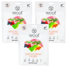 NZ Natural PET FOOD WOOF狗狗冷凍乾燥生食餐, 野生狐袋鼬, 50g, 3包