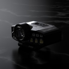 허킨스 오캡 헤드랜턴, 블랙, 1개