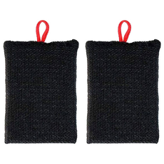 SANBELM 排水口專用刷 長尺寸, 黑色, 2個