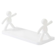 葉子小舖 小人置物架, 白色, 1層