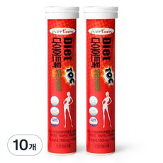 에버틴 다이어트톡 발포다이어트 석류맛, 73.8g, 10개