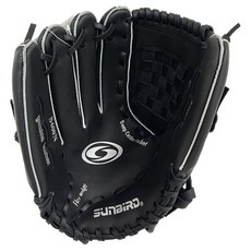 SUNBIRD NEW 皮革棒球手套 左投用 成人用 S600N, 1個, 黑色