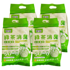 尊寵 消臭豆腐砂, 綠茶, 2.7kg, 4包