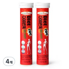 에버틴 다이어트톡 발포다이어트 석류맛, 73.8g, 4개