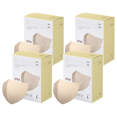 맘편히마스크 새부리형 마스크 성인용 KF94, 25개입, 4개