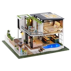 CUTE ROOM 智趣屋 DIY手作袖珍屋 Set - 西溪小屋 30x26.5x20.7cm, 1組