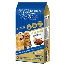 LCB 藍帶廚坊 成犬/全犬種用 乾飼料, 雞羊雙寶 + 新鮮野菜, 7.5kg, 1袋
