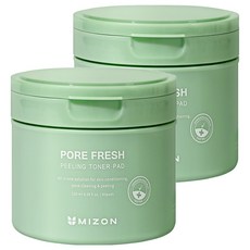 MIZON 毛孔清爽去角質化妝水棉片 60p, 60枚入, 2個