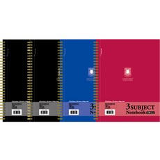 OXFORD 3孔易撕線圈Letter左翻筆記本 120張, 隨機出貨, 4個