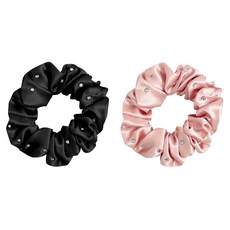 Bébé Silk 蠶絲無痕髮圈 2入組 直徑10cm 寬3.5cm 100%天然桑蠶絲