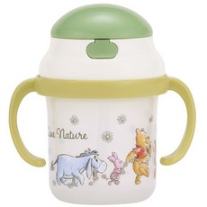 Skater POOH 練習吸管杯 12.4 x 8.6 x 12.2cm, 小熊維尼與小花, 230ml, 1個