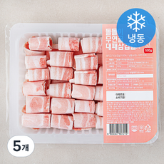 꿀맛나는세상 네덜란드산 돌돌이 무연골 대패삼겹살 (냉동), 500g, 5개