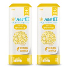 루나미 소프트 팬티라이너 롱, 72개입, 2개