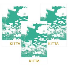 KING JIM HITOTOKI KITTA 隨身攜帶和紙膠帶 KIT066，10張x4設計, KIT006, 3包