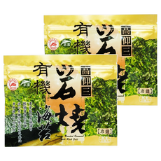 高仰三 有機岩燒海苔, 25g, 2包