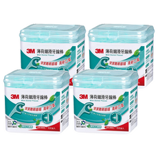 3M 細滑牙線棒 薄荷木醣醇 ECO新版, 156支, 4盒