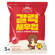 피뉴트 갈릭새우칩, 90g, 5개