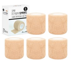 코멧 자가점착 탄력밴드 5cm x 4.5m, 1개입, 5개