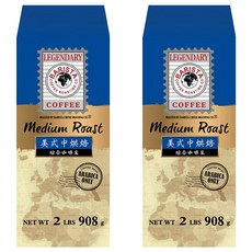 BARISTA COFFEE 西雅圖 Legendary美式中烘焙, 咖啡豆(無研磨), 908g, 2包