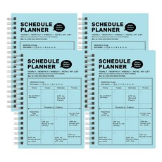 ibis PP 綁帶日程規劃本, 淺天藍色, 4個