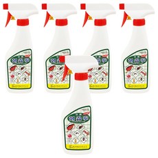 剋蟲靈 蟑螂螞蟻蚊蟲 台灣製造, 5瓶, 450毫升