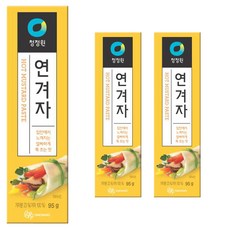 청정원 연겨자, 95g, 3개