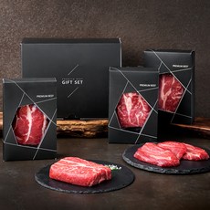 글랜인스150 블랙앵거스 혼합 소고기 세트 0.8kg (냉장), 1세트