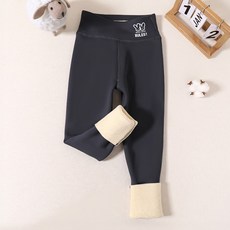 하라로이 여아용 겨울 초기모 데일리 필라테스 하이웨스트 래빗 보온 레깅스