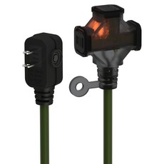 SUN JAKE 3插座耐熱動力軟線 SJ2031G-01 1尺, 0.3m, 軍綠色, 1條